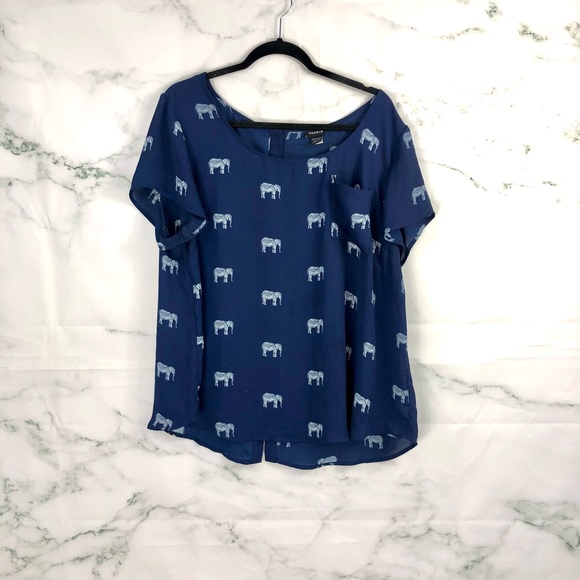 TORRID Elephant Print Top - Picture 5 of 10